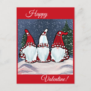 Gnome Valentine Postcard