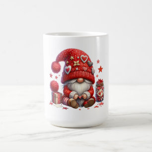 Gnome Valentine's Day jar of hearts Coffee Mug