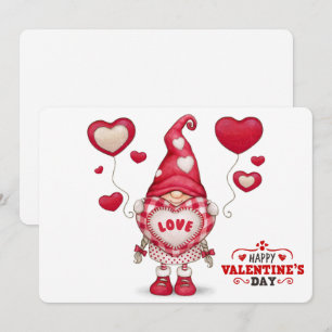 Gnome Valentines Holiday Card