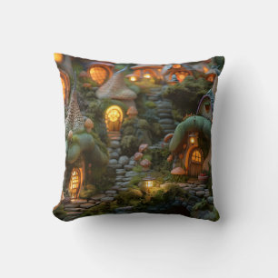 Gnome village cushion