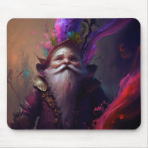 Gnome Warlock Arcane Mouse Pad | Gamer Gift