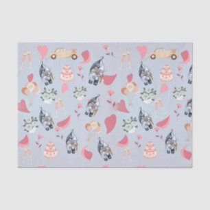 Gnome Wedding Tissue Paper