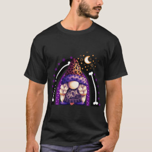 Gnome Witch Halloween Costume Pumpkin Autumn Fall T-Shirt