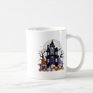Gnome Witch Halloween Pumpkin Autumn Fall Holiday Coffee Mug