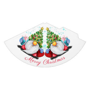 Gnome with Christmas Tree Hat and Gift - Fun