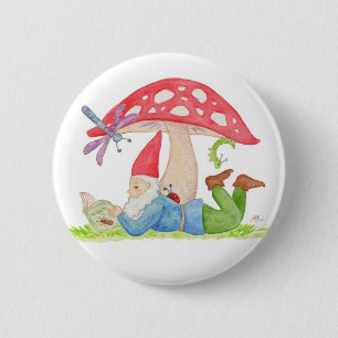 Gnome with Insect Book button