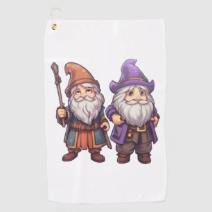 Gnome Wizards Golf Towel