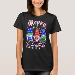 Gnome Xmas Pyjamas Garden Merry Christmas Matching T-Shirt