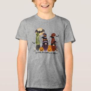 Gnomebody Does Halloween Better Cute T-Shirt Tri-Blend Shirt