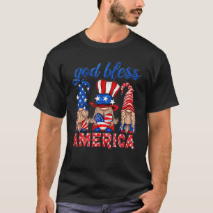 Gnomes 4th Of July 2022 Patriotic American Usa Gn T-Shirt