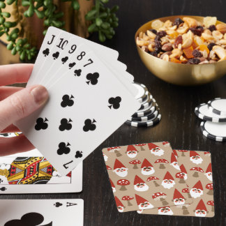 Gnomes and Mushrooms Playing Cards