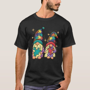 Gnomes Autism Awareness Gnome Autism For Kids Men T-Shirt