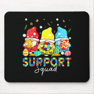 Gnomes Autism Awareness Shirts Support Squad Easte Mouse Mat