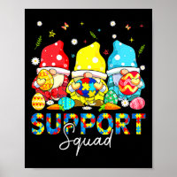 Gnomes Autism Awareness Shirts Support Squad Easte