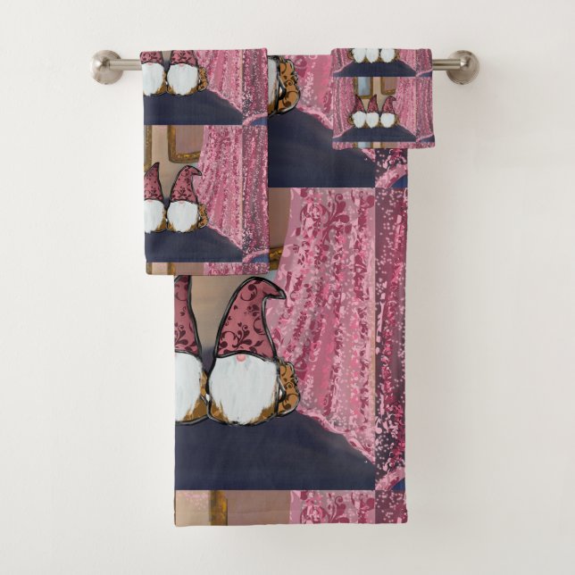 GNOMES           BATH TOWEL SET (Insitu)