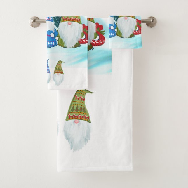 GNOMES BATH TOWEL SET (Insitu)