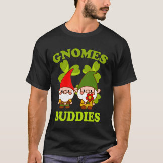 Gnomes Buddies Whimsical Garden Fun T-Shirt