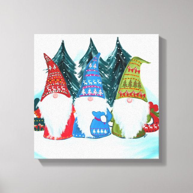 GNOMES  CANVAS PRINT (Front)