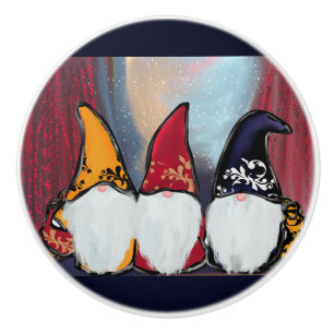 GNOMES CERAMIC KNOB