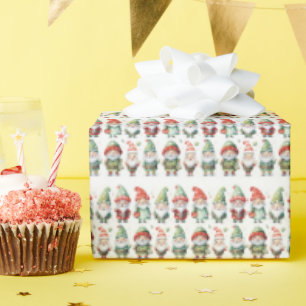 Gnomes Christmas Clothes Wrapping Paper