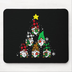 Gnomes Christmas Tree Funny Xmas Holidays Men Wome Mouse Mat