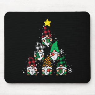Gnomes Christmas Tree Funny Xmas Holidays Men Wome Mouse Mat