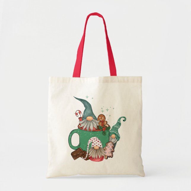 Gnomes & Cocoa Tote Bag (Front)