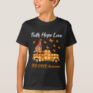 Gnomes Faith Hope Love Rsd Crps Awareness T-Shirt