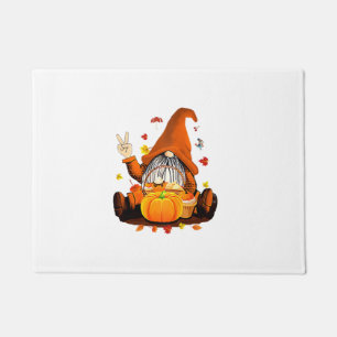 Gnomes Fall Autumn Cute Halloween Thanksgiving Lon Doormat
