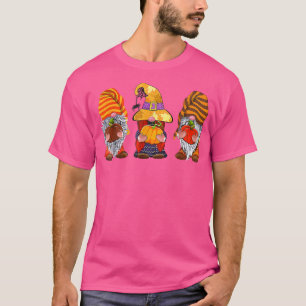 Gnomes Fall Autumn Cute Halloween Thanksgiving T-Shirt