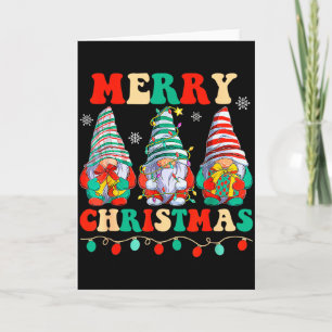 Gnomes Family Merry Christmas Xmas Pajamas Cute Card