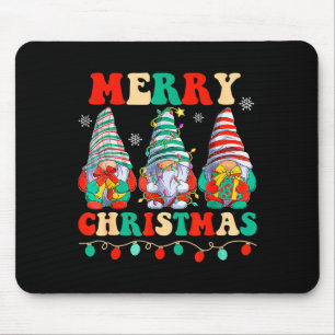 Gnomes Family Merry Christmas Xmas Pajamas Cute Mouse Mat