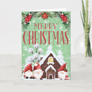 Gnomes for Christmas Holiday Card