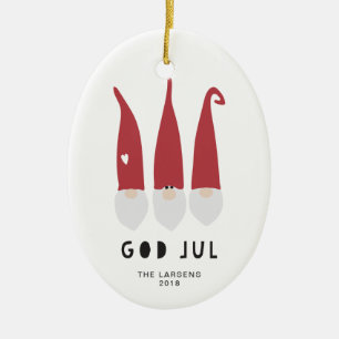 Gnomes for Christmas Ornament