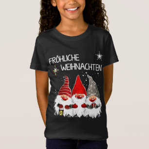 Gnomes Frohliche Weihnachten Funny Christmas T-Shirt