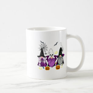 Gnomes Ghost Scary Gnome Autumn Pumpkin Halloween Coffee Mug