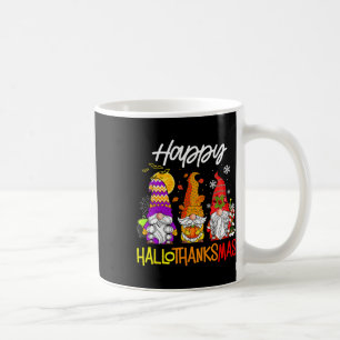 Gnomes Hallothanksmas Halloween Thanksgiving Chris Coffee Mug
