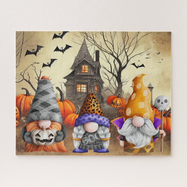 Gnomes Halloween Puzzle (Horizontal)