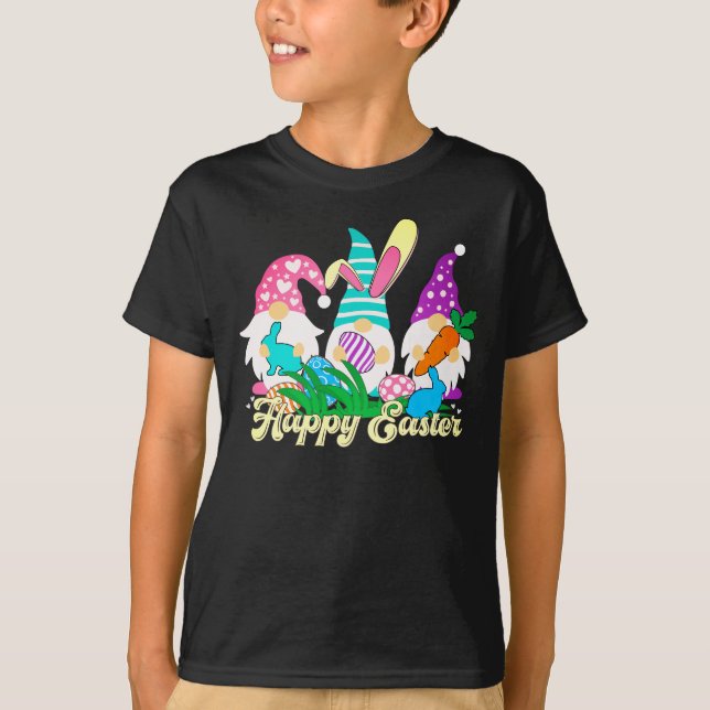 Gnomes Happy Easter T-Shirt (Front)