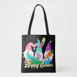 Gnomes Happy Easter Tote Bag