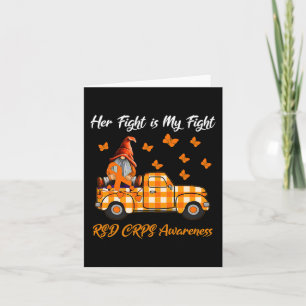 Gnomes Her Fight is My Fight RSD CRPS Awareness Gi Card