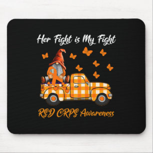 Gnomes Her Fight Is My Fight Rsd Crps Awareness Gi Mouse Mat