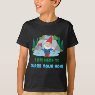 Gnomes - I Am Here To Guard Your Home - Puerto Ric T-Shirt