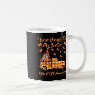 Gnomes I Wear Orange For My Brother Rsd Crps Aware Coffee Mug
