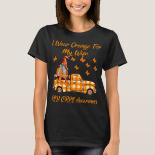 Gnomes I Wear Orange For My Wife RSD CRPS Awarenes T-Shirt