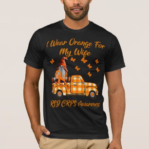 Gnomes I Wear Orange For My Wife RSD CRPS Awarenes T-Shirt