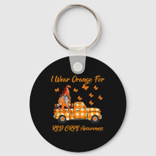 Gnomes I Wear Orange For Rsd Crps Awareness Key Ring