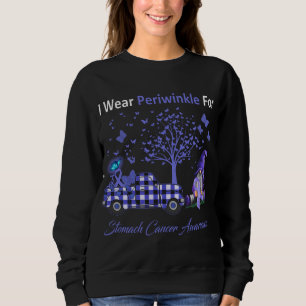 Gnomes I Wear Periwinkle For Stomach Cancer Awaren Sweatshirt