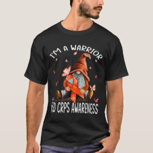 Gnomes I'm A Warrior Rsd Crps Awareness Butterfly T-Shirt
