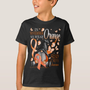 Gnomes In November We Wear Orange Crps Awareness B T-Shirt